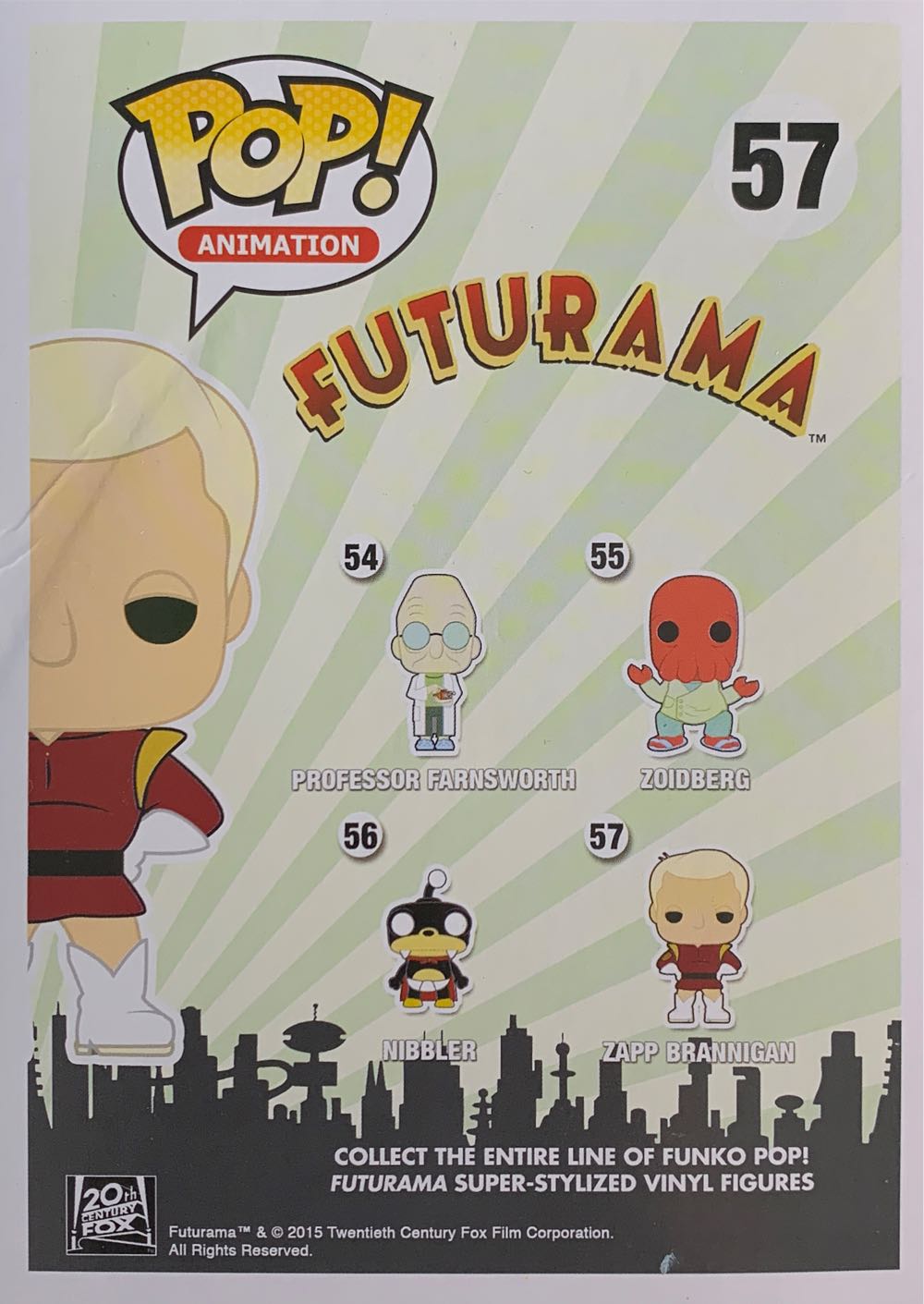 Zapp Brannigan - Futurama vinyl figure collectible [Barcode 849803062170] - Main Image 3