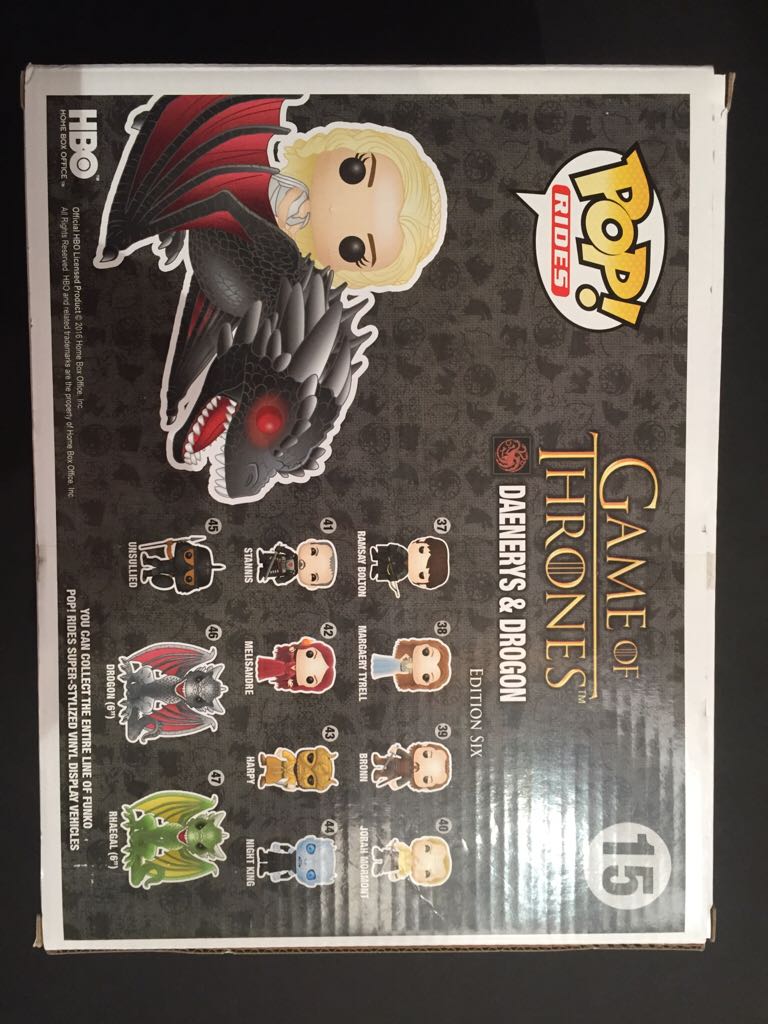 Daenerys & Drogon - Game of Thrones vinyl figure collectible [Barcode 849803072353] - Main Image 2
