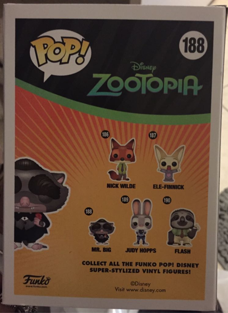 Zootopia Mr. Big  vinyl figure collectible - Main Image 2