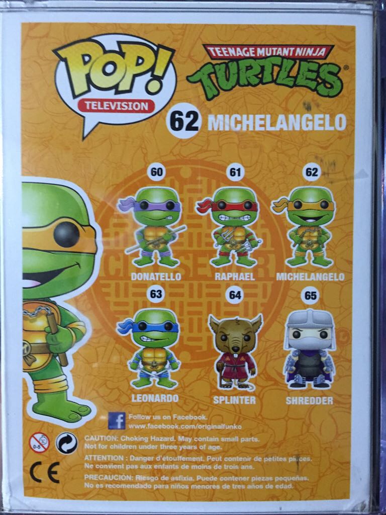 Michelangelo (Metallic) - Teenage Mutant Ninja Turtles vinyl figure collectible [Barcode 830395035000] - Main Image 2