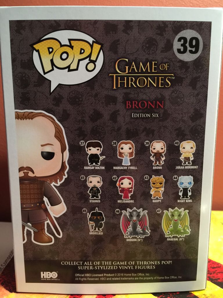 Bronn - Game of Thrones vinyl figure collectible - Main Image 2