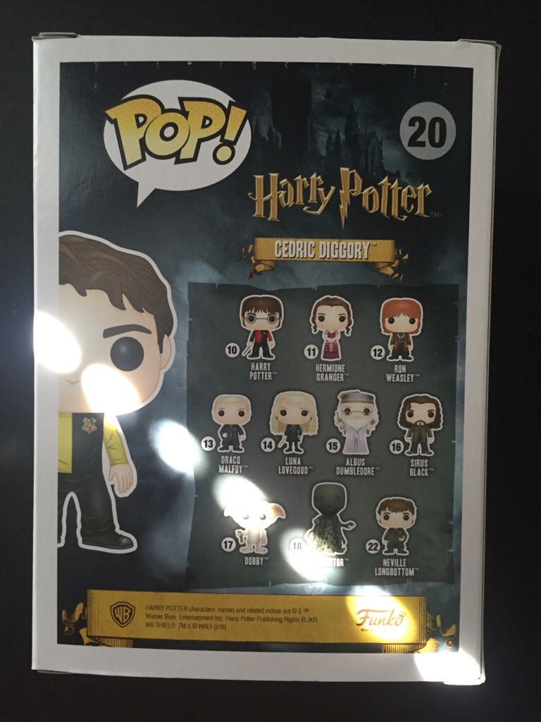 Cedric Diggory - Harry Potter vinyl figure collectible [Barcode 849803068820] - Main Image 2