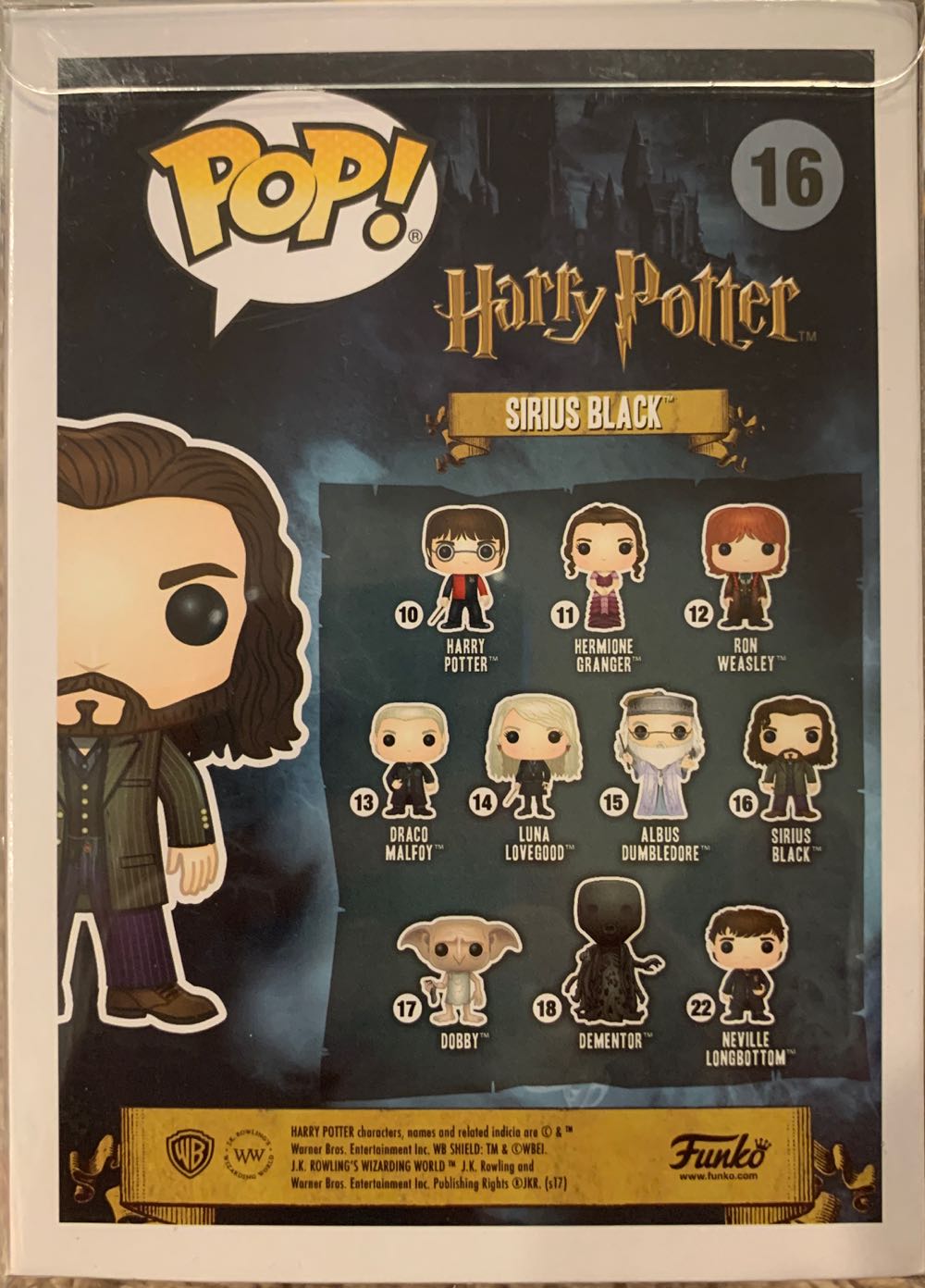 Sirius Black - Harry Potter vinyl figure collectible [Barcode 849803065706] - Main Image 3