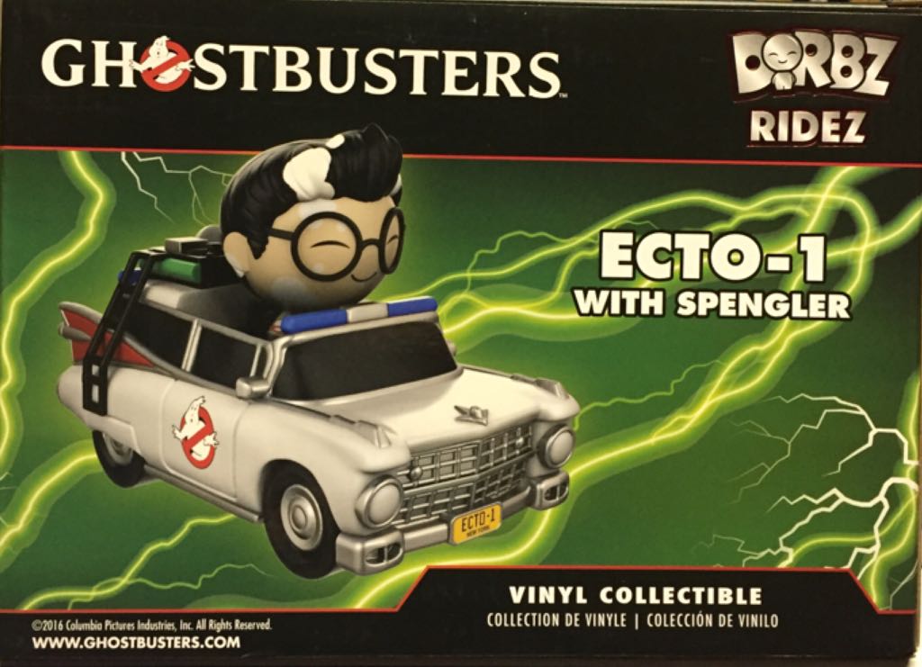 Ecto-1 w/ Spengler - Ghostbusters vinyl figure collectible [Barcode 849803072582] - Main Image 2