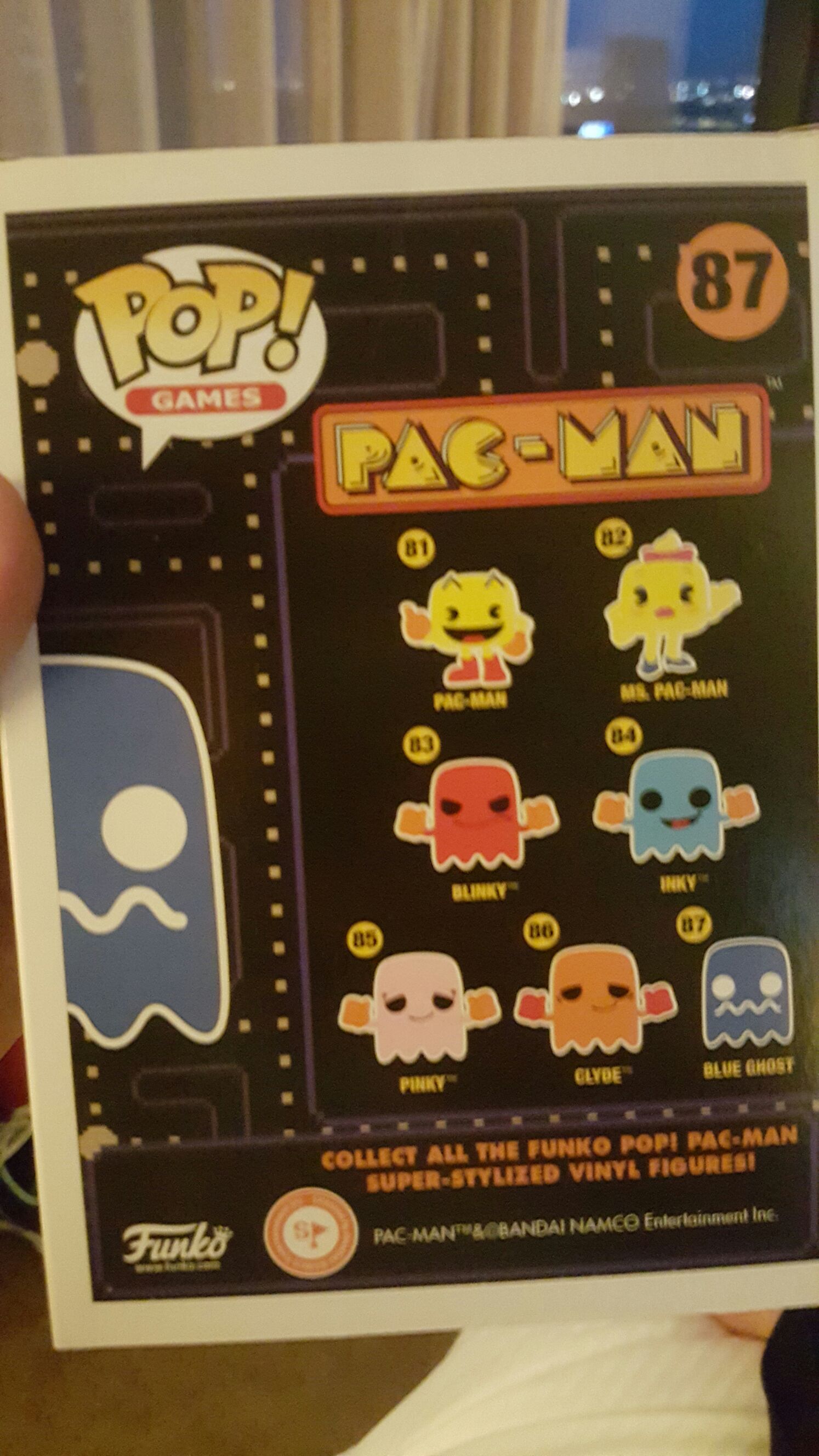 Pac-Man: Blue Ghost  vinyl figure collectible [Barcode 849803076443] - Main Image 2