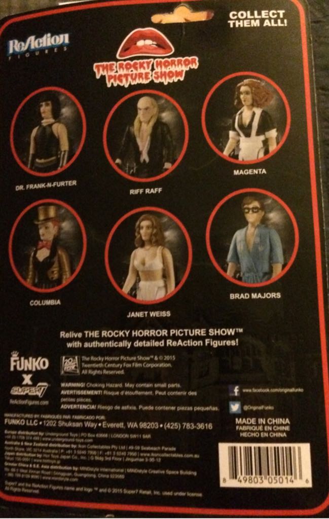 Riff Raff - The Rocky Horror Picture Show vinyl figure collectible [Barcode 849803050146] - Main Image 2