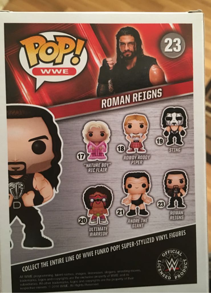 Roman Reigns - WWE vinyl figure collectible [Barcode 849803077532] - Main Image 2