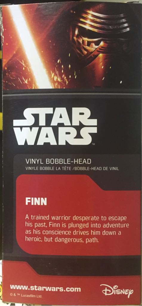 Finn - Star Wars vinyl figure collectible [Barcode 849803062453] - Main Image 2