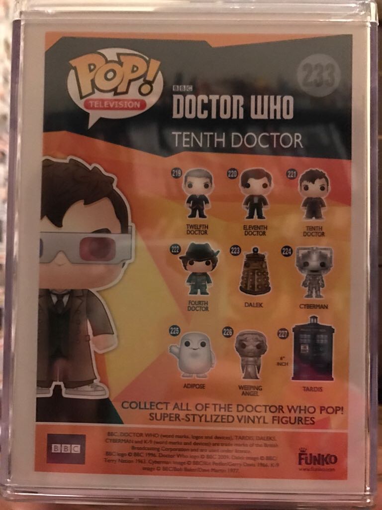 Tenth Doctor (3D Glasses) - Doctor Who vinyl figure collectible [Barcode 6267602762888] - Main Image 2