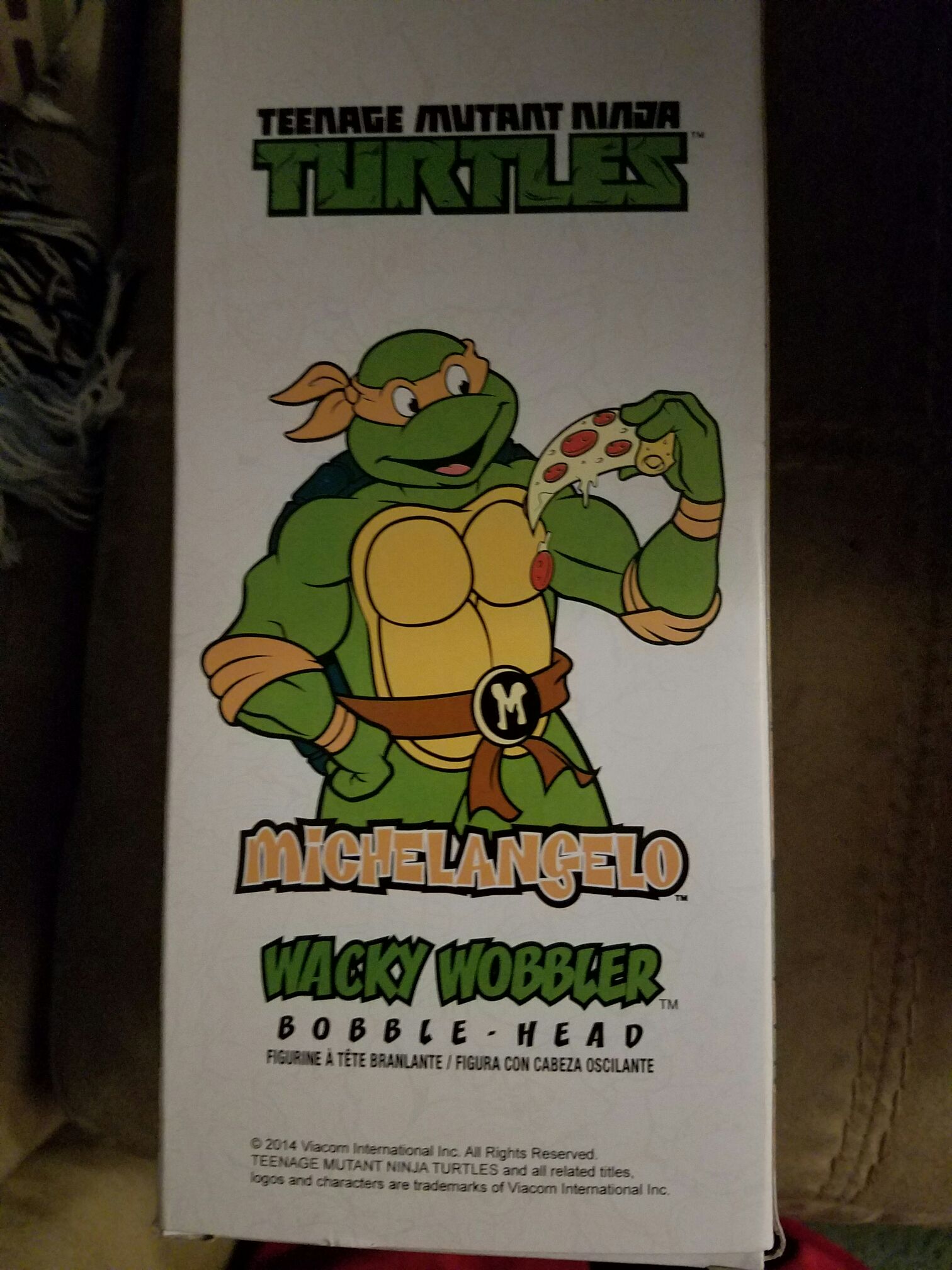 michaelangelo wacky wobbler  vinyl figure collectible [Barcode 830395033198] - Main Image 2