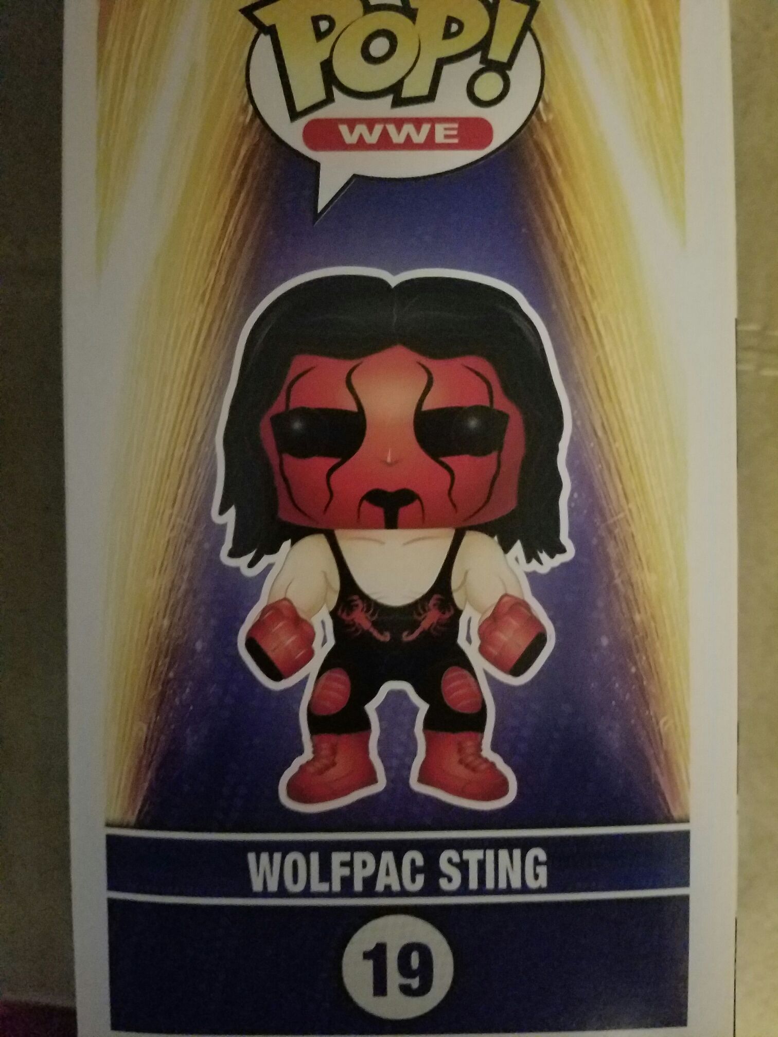 wolfpac sting - WWE vinyl figure collectible [Barcode 84980731] - Main Image 2