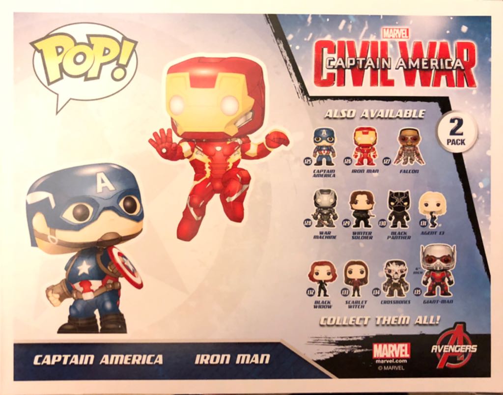 Captain America & Iron Man  vinyl figure collectible - Main Image 2