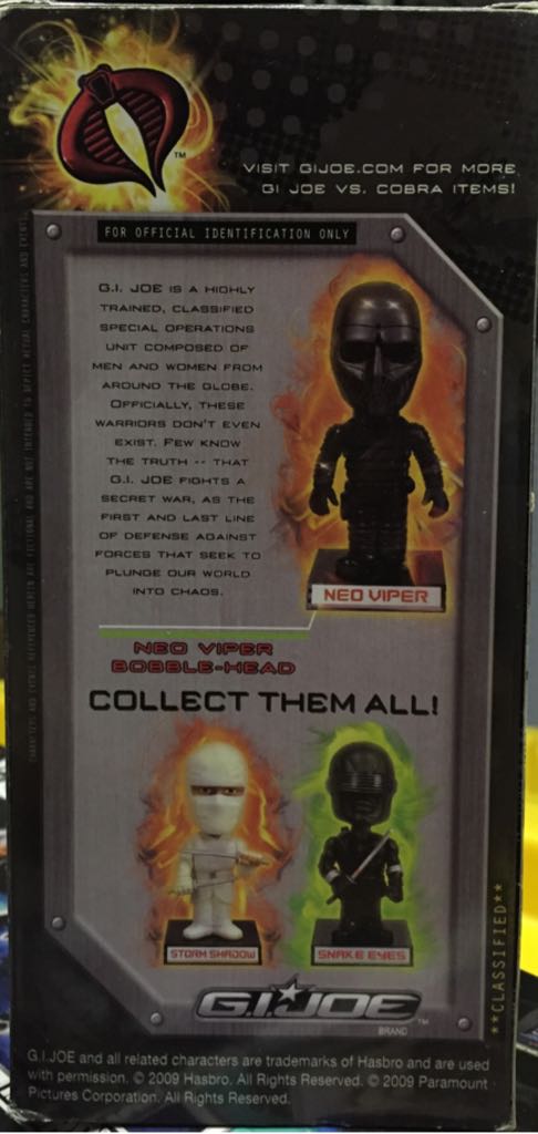 Neo-Viper - G.I. Joe vinyl figure collectible [Barcode 830395098937] - Main Image 2