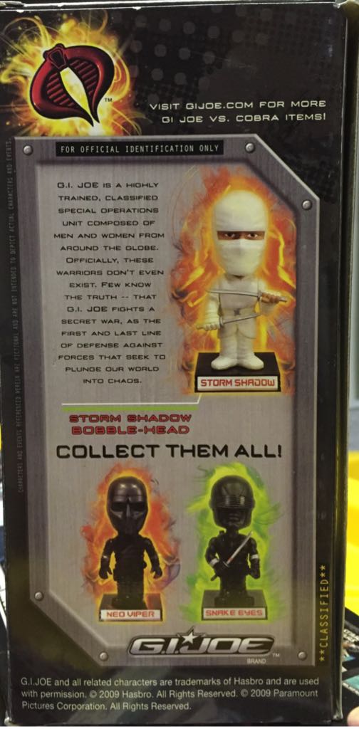 Storm Shadow - G.I. Joe vinyl figure collectible [Barcode 830395085814] - Main Image 2
