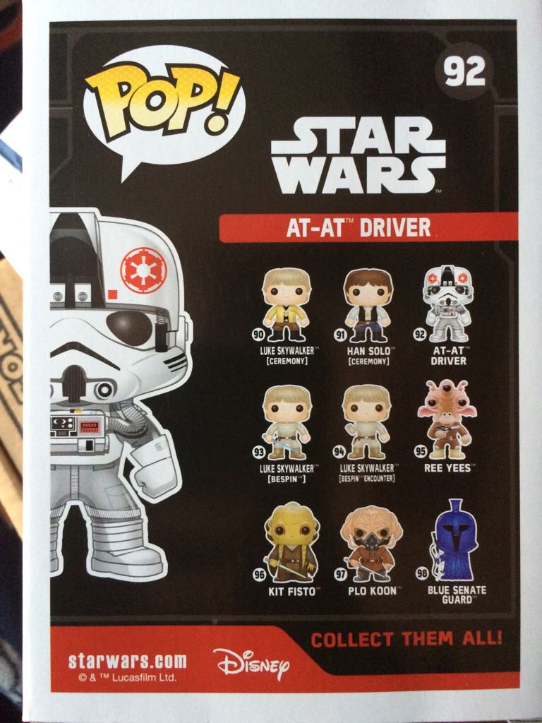 AT-AT Driver - Star Wars vinyl figure collectible [Barcode 849803065744] - Main Image 2