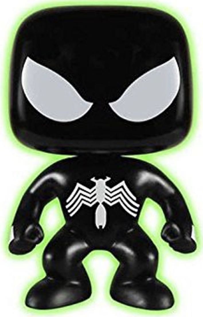 Black Suit Spider-Man (Glow in the Dark) $46-$60 - Spider-Man vinyl figure collectible - Main Image 2