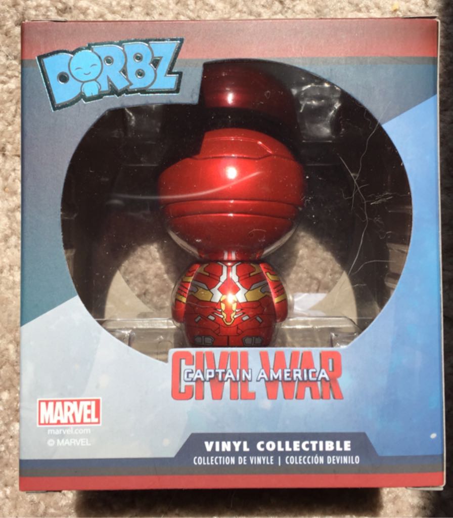 Dorbz Civil War Captain America: Ironman [Unmasked] - Marvel Universe vinyl figure collectible - Main Image 2