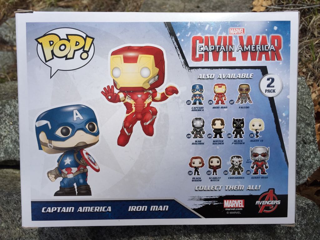 Civil War Captain Iron 2 Pack - Marvel Universe vinyl figure collectible - Main Image 2
