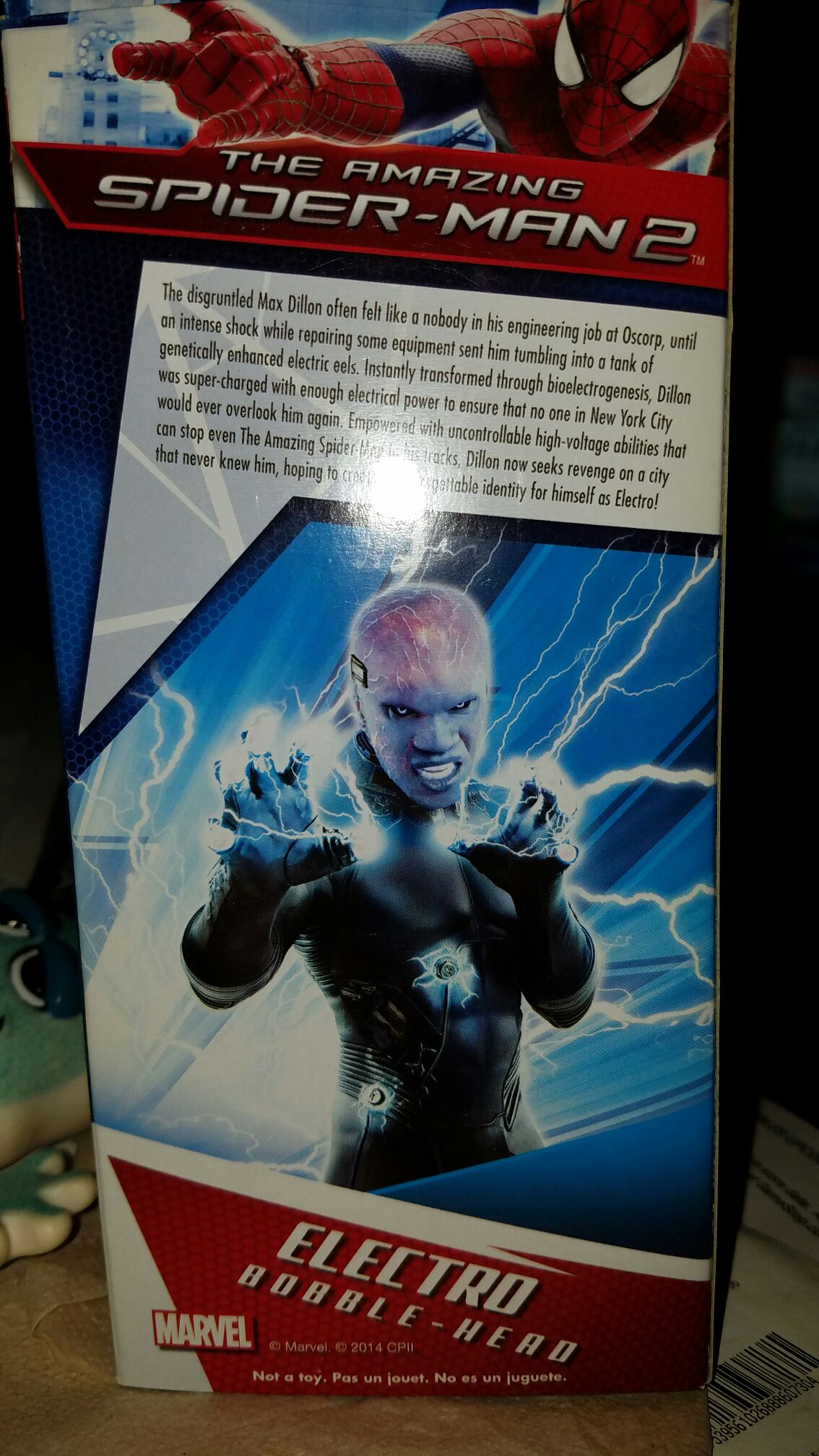 Electro - Spider-Man vinyl figure collectible [Barcode 849803039752] - Main Image 2