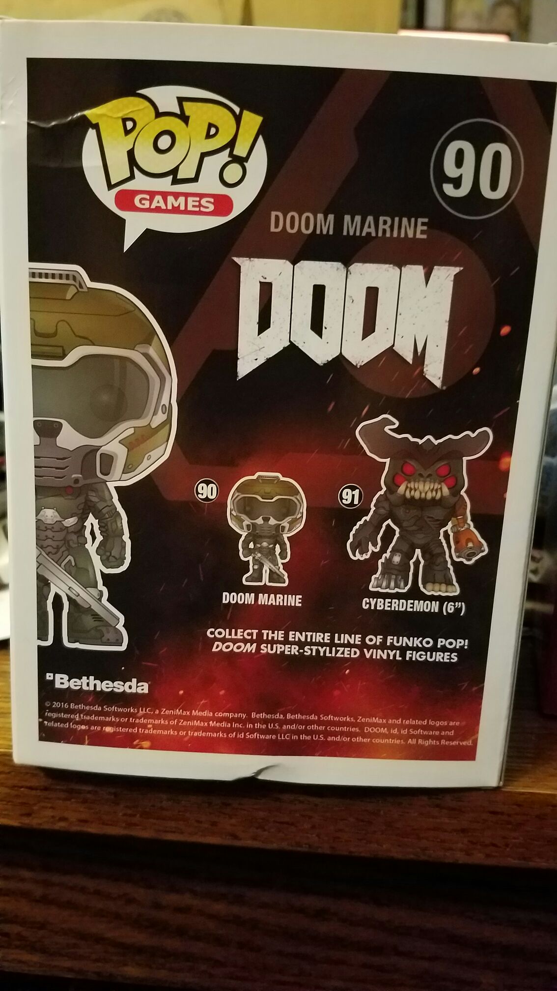 Doom Marine (American) - Doom vinyl figure collectible [Barcode 849803096366] - Main Image 2