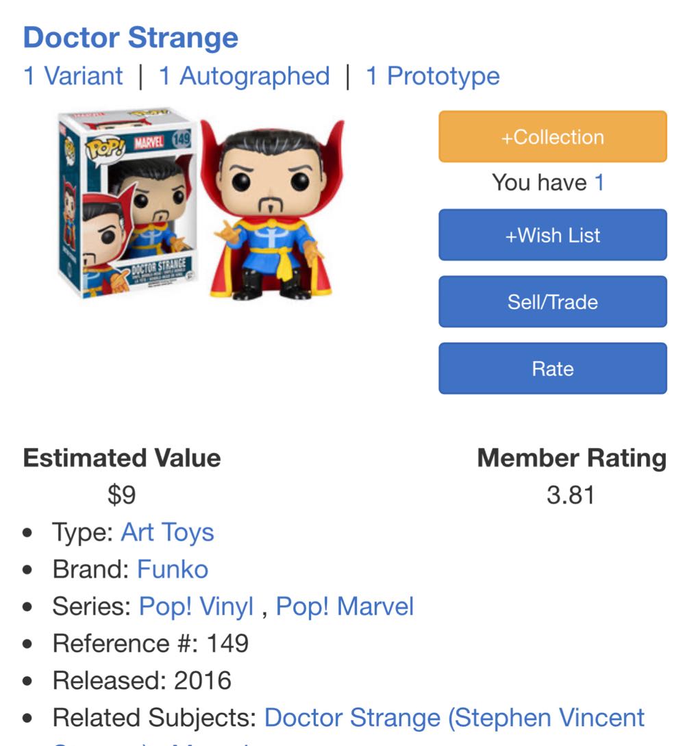 Doctor Strange - DC Universe vinyl figure collectible - Main Image 4