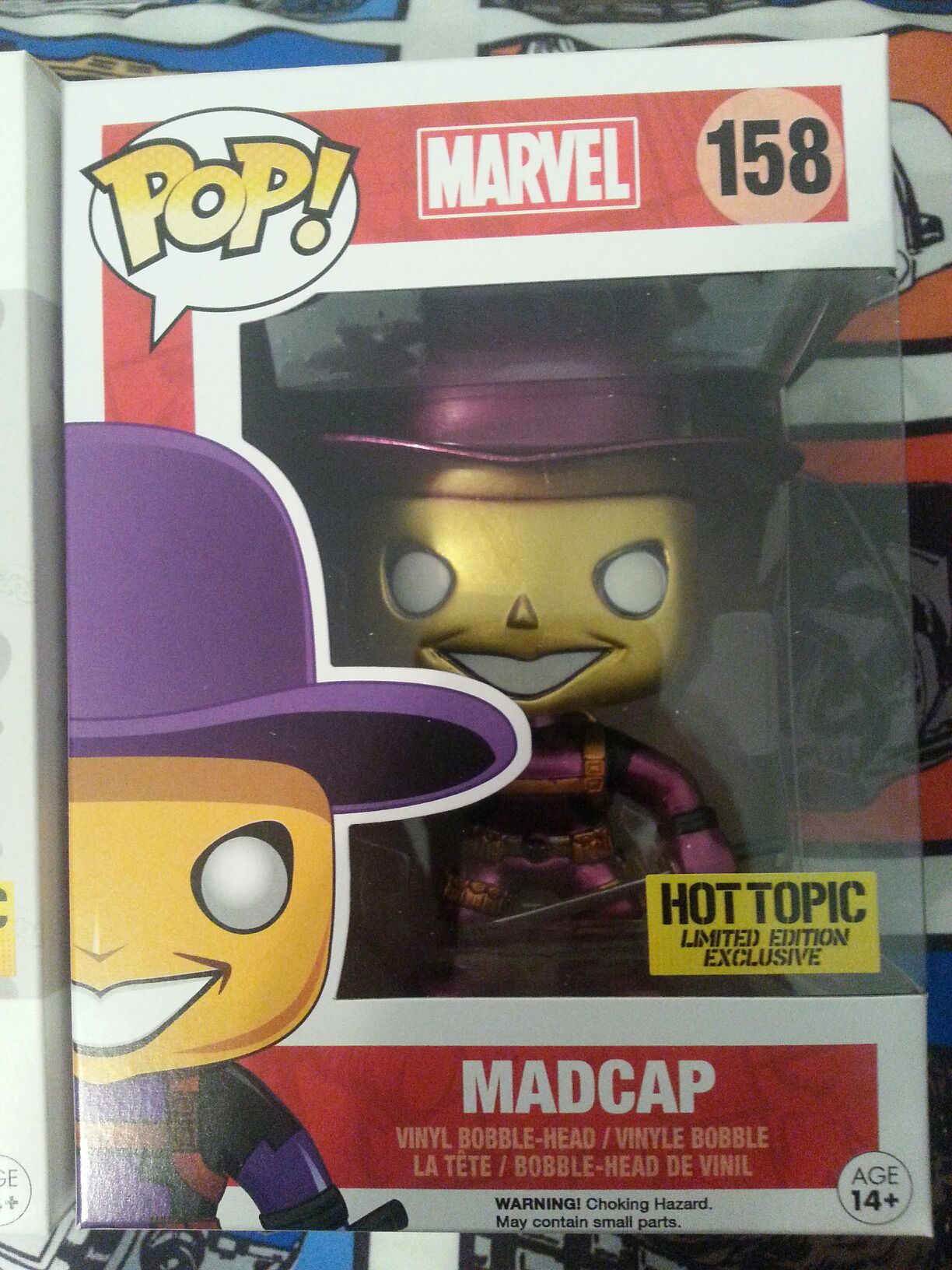 Madcap (Metallic) - Deadpool vinyl figure collectible [Barcode 849803093532] - Main Image 2