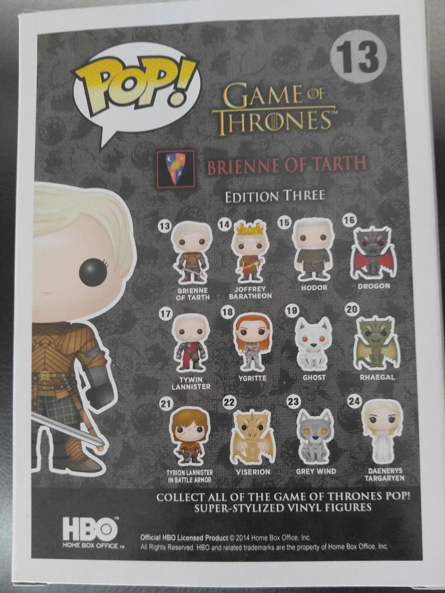 Brienne of Tarth - Game of Thrones vinyl figure collectible - Main Image 2