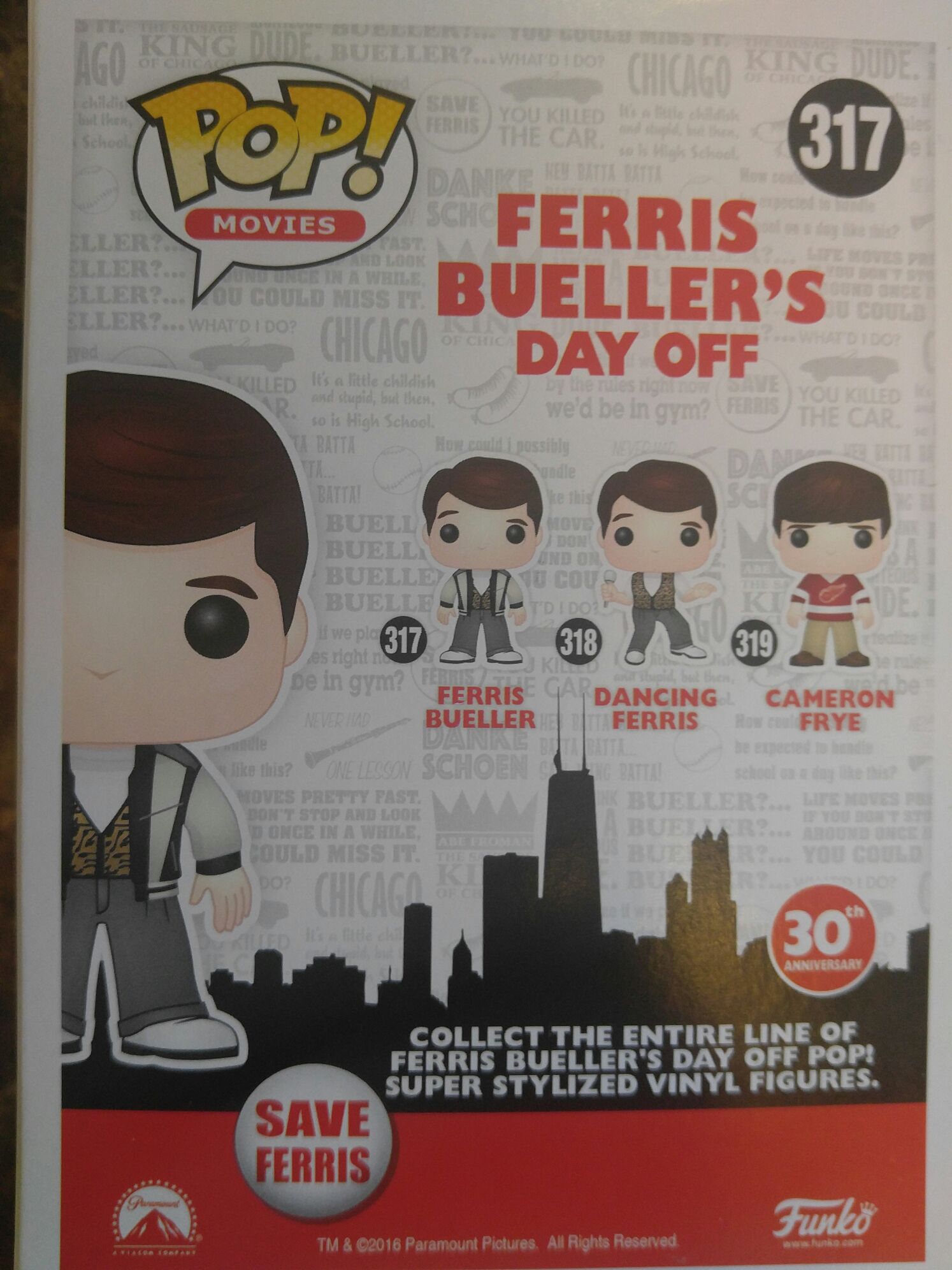 Ferris Bueller  vinyl figure collectible [Barcode 849803096601] - Main Image 2