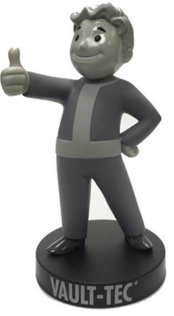 Fallout Vault Boy Gray - Fallout vinyl figure collectible [Barcode 849803093617] - Main Image 2