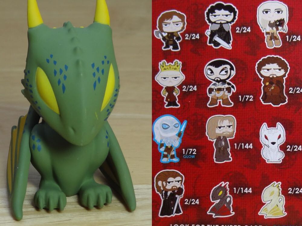 Game Of Thrones Vinyl Figure Rhaegal  - Game of Thrones vinyl figure collectible - Main Image 2
