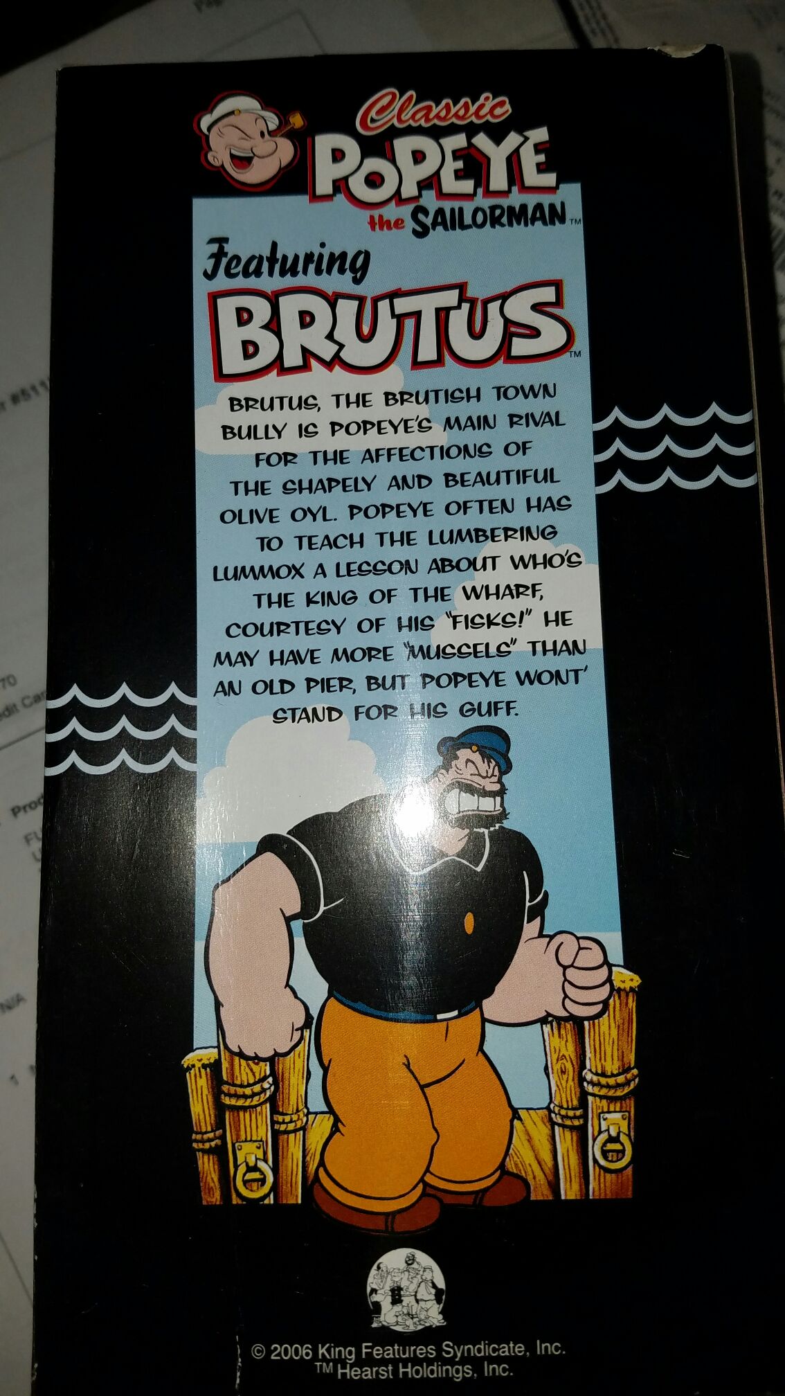 Brutus - Popeye the Sailorman vinyl figure collectible [Barcode 830395081175] - Main Image 2