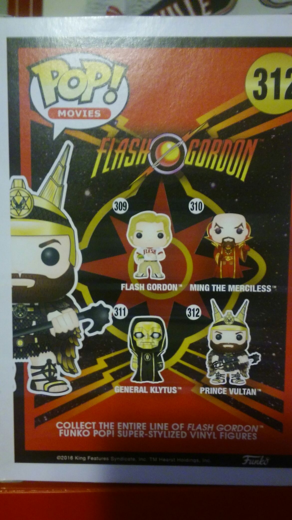 Prince Vultan - Flash Gordon vinyl figure collectible [Barcode 849803088682] - Main Image 2