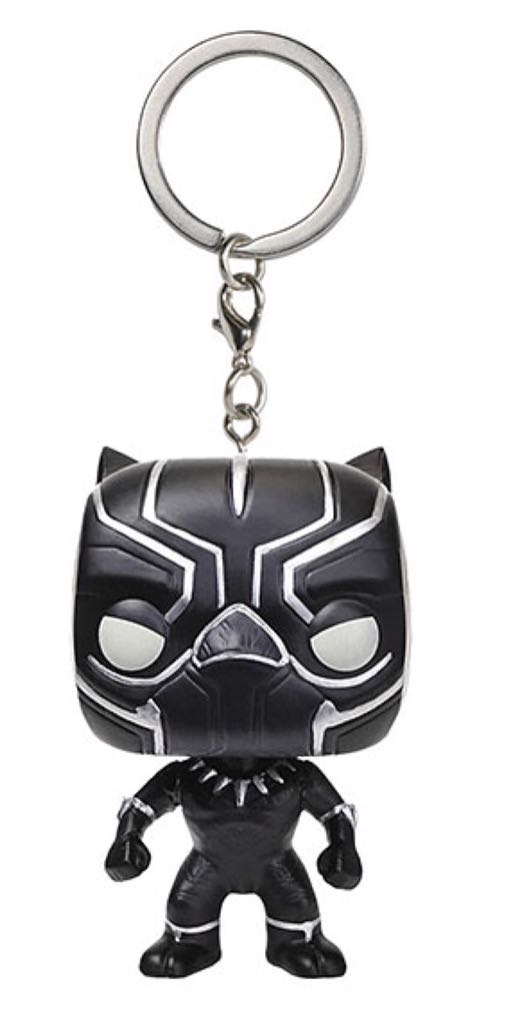 Black Panther Keychain - Marvel Universe vinyl figure collectible [Barcode 849803095147] - Main Image 2