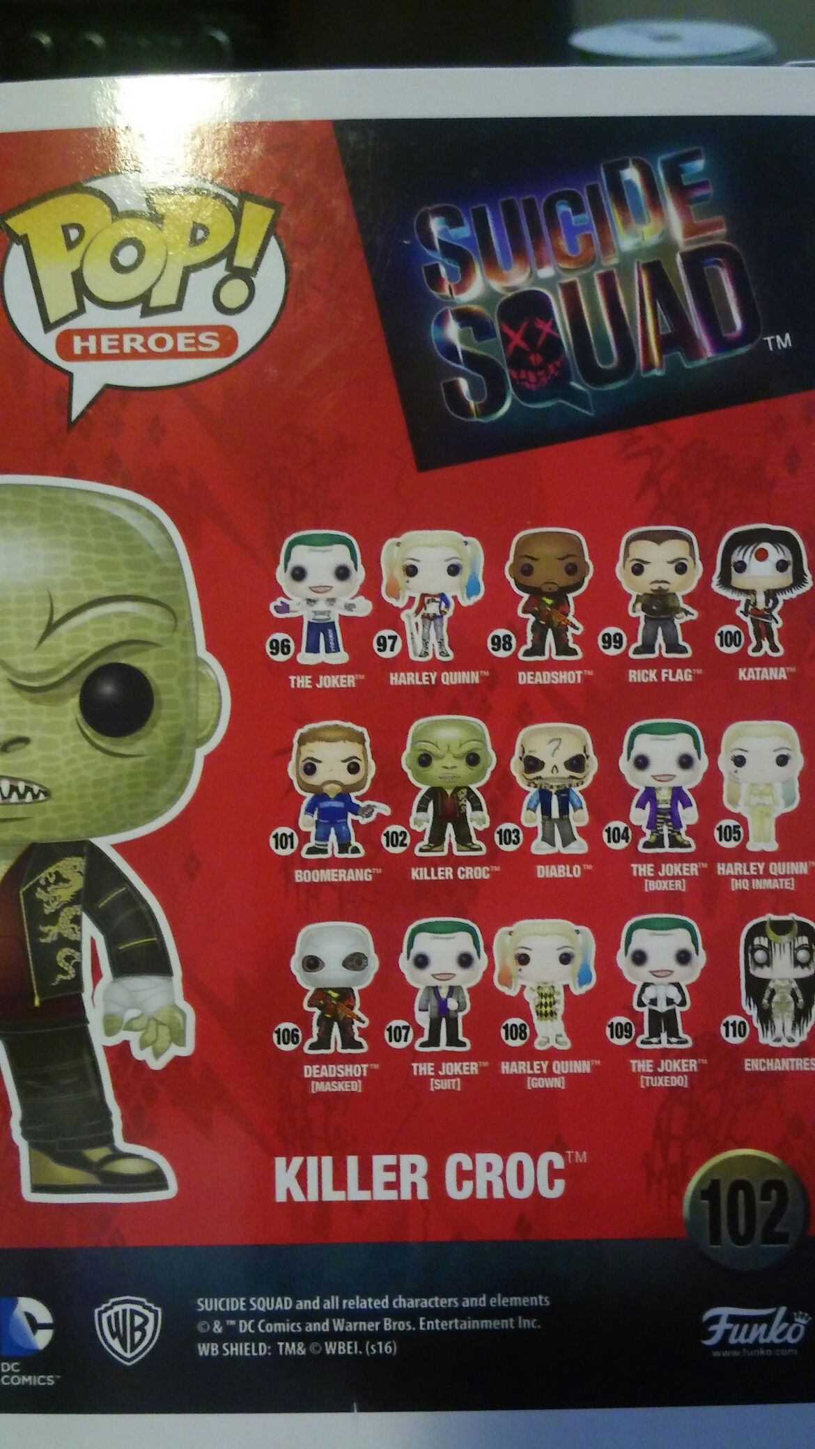 DCWBSSD1 102 Killer Croc - DC Universe vinyl figure collectible [Barcode 849803084035] - Main Image 2