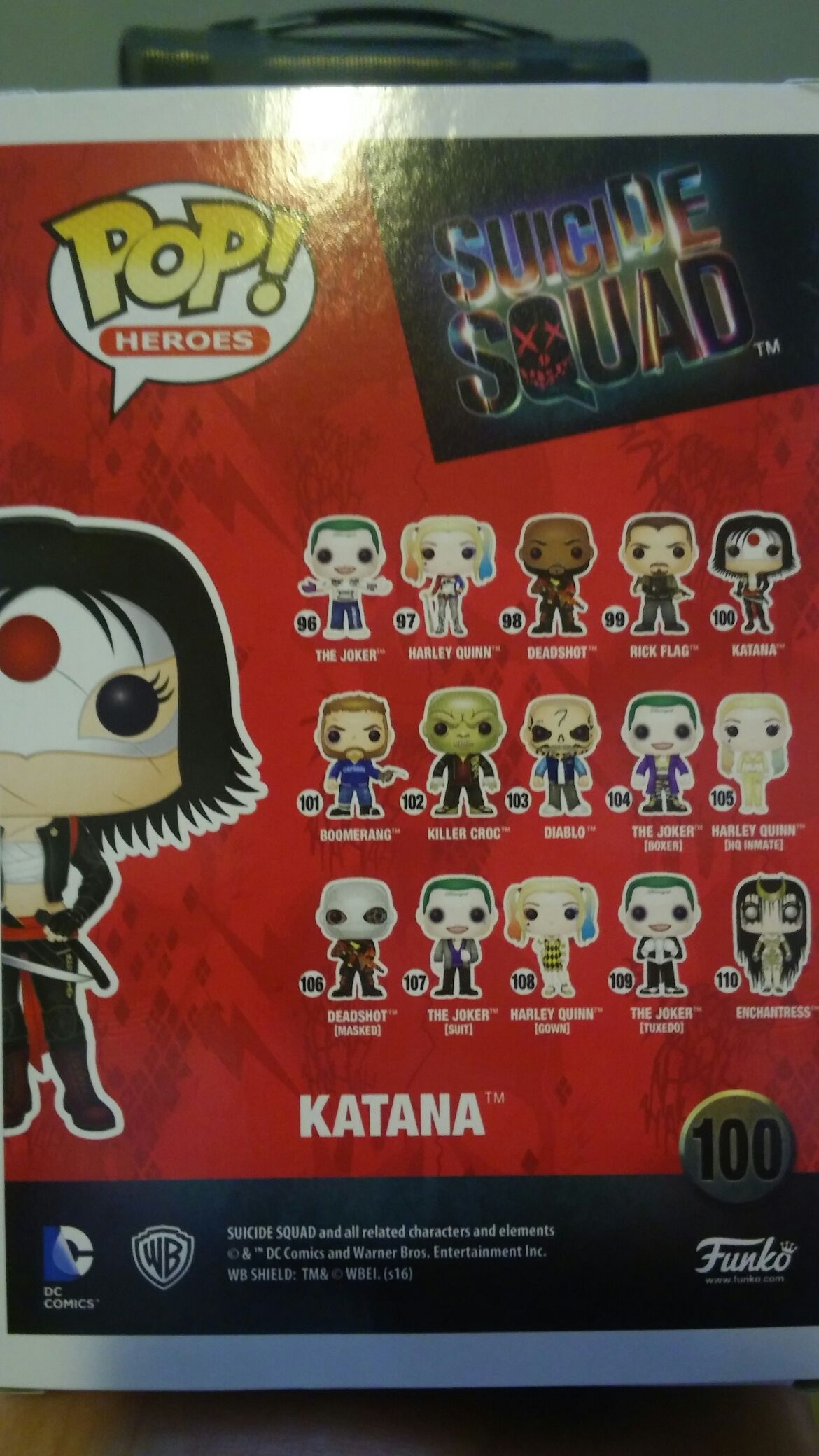 Katana - DC Universe vinyl figure collectible [Barcode 849803084028] - Main Image 2