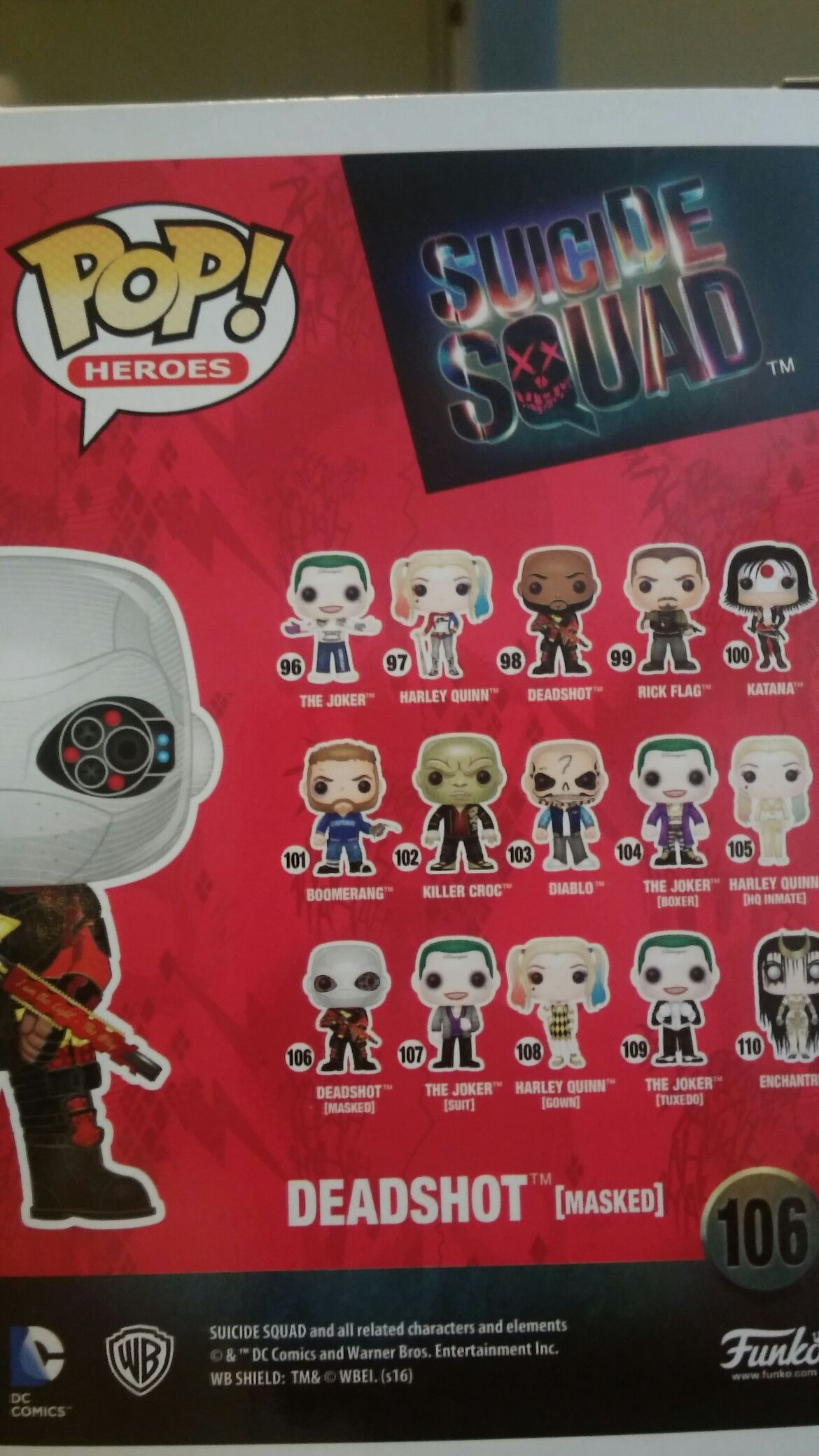 Deadshot (Masked) - DC Universe vinyl figure collectible [Barcode 849803083601] - Main Image 2