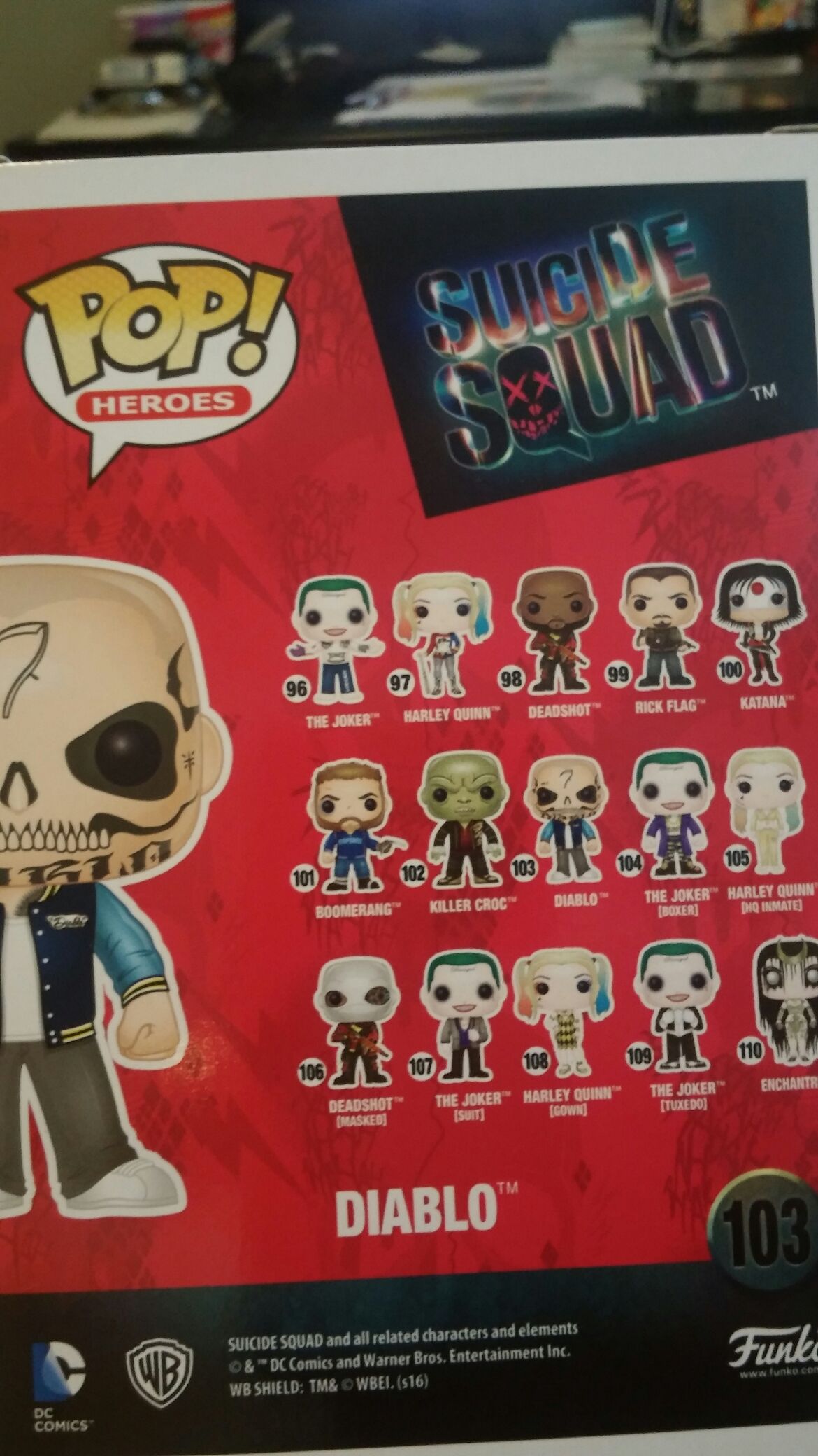 Diablo - DC Universe vinyl figure collectible [Barcode 849803083625] - Main Image 2