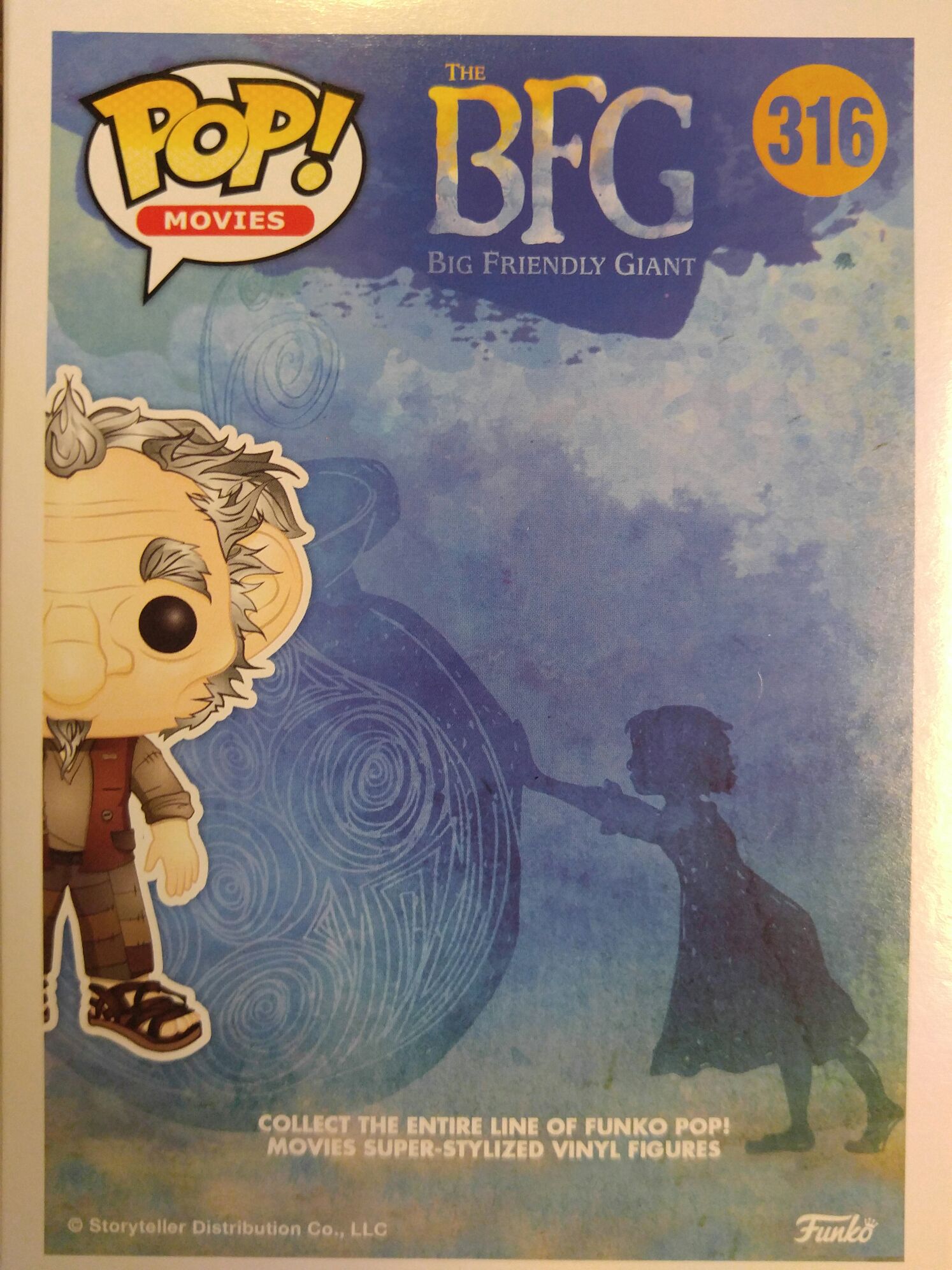 BFG: The Big Friendly Giant #316  vinyl figure collectible [Barcode 6186722461870] - Main Image 2
