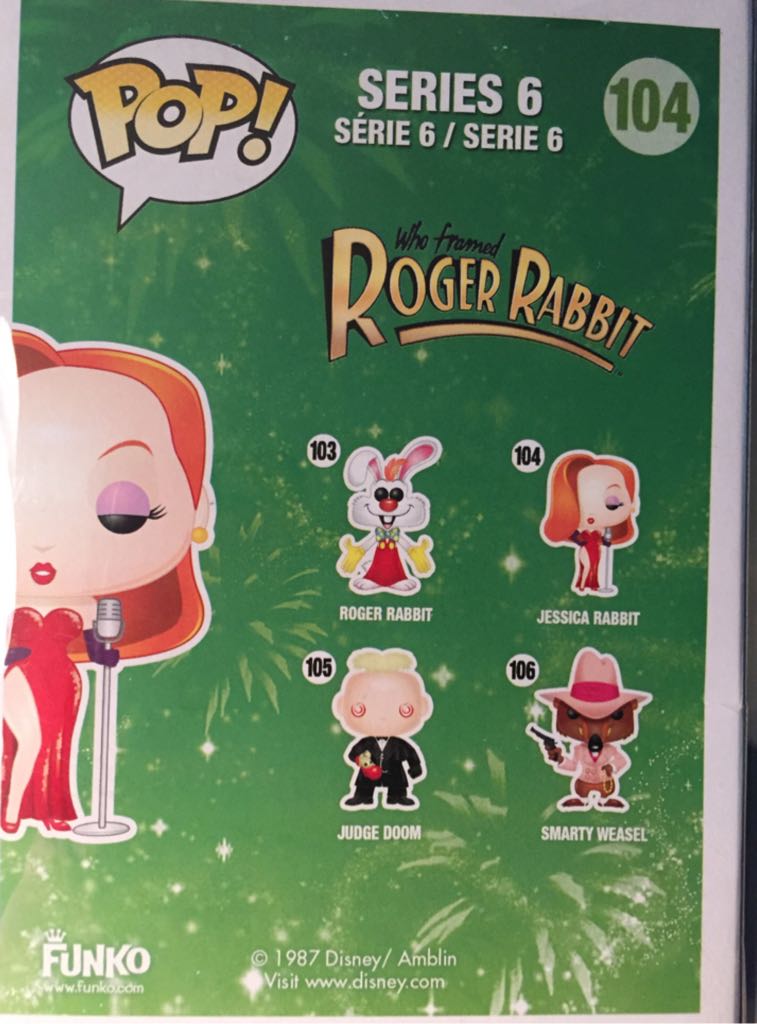 Jessica Rabbit - Who Framed Roger Rabbit? vinyl figure collectible - Main Image 2
