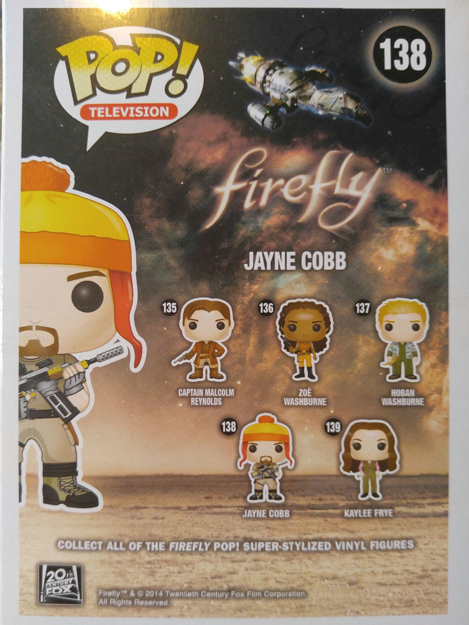 Jayne Cobb - Firefly vinyl figure collectible [Barcode 249803047809] - Main Image 2