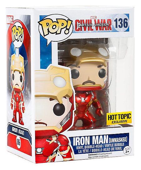 Iron Man Unmasked US Exclusive - Marvel Universe vinyl figure collectible [Barcode 0849803072254] - Main Image 2