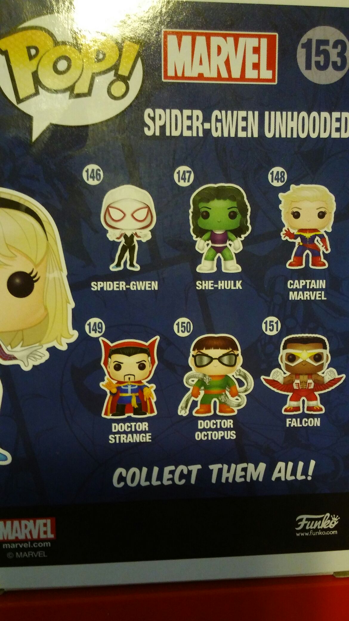 Spider-Gwen Unhooded - Marvel Universe vinyl figure collectible [Barcode 849803072940] - Main Image 2