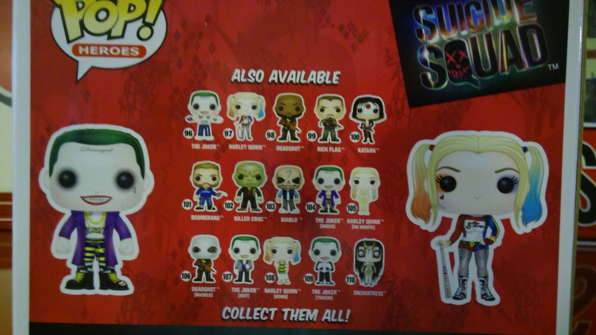 Harley Quinn (Suicide Squad) (Metallic) / The Joker (Suicide Squad) (Boxer) (Metallic) - DC Universe vinyl figure collectible [Barcode 24984478] - Main Image 2