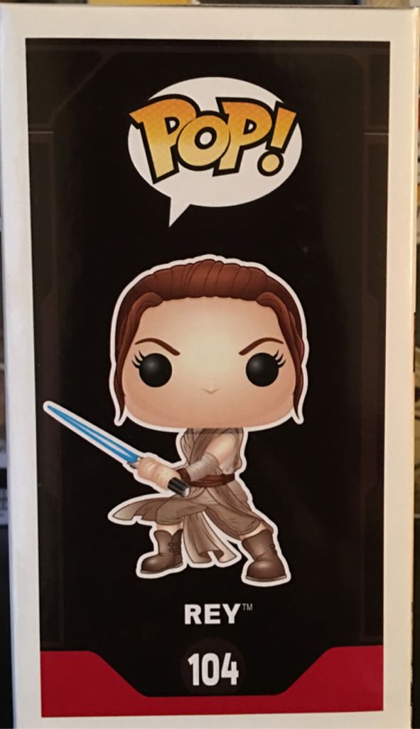 Star Wars #104 Rey (W/ Lightsaber) - Star Wars vinyl figure collectible [Barcode 849803096182] - Main Image 2