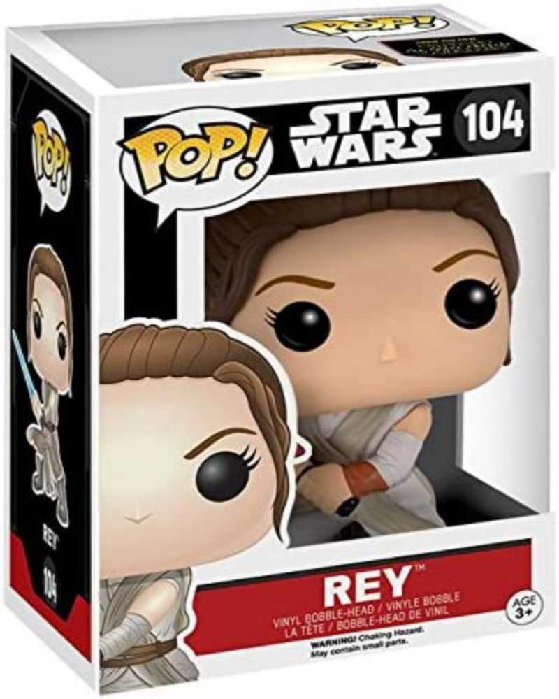 Star Wars #104 Rey (W/ Lightsaber) - Star Wars vinyl figure collectible [Barcode 849803096182] - Main Image 3