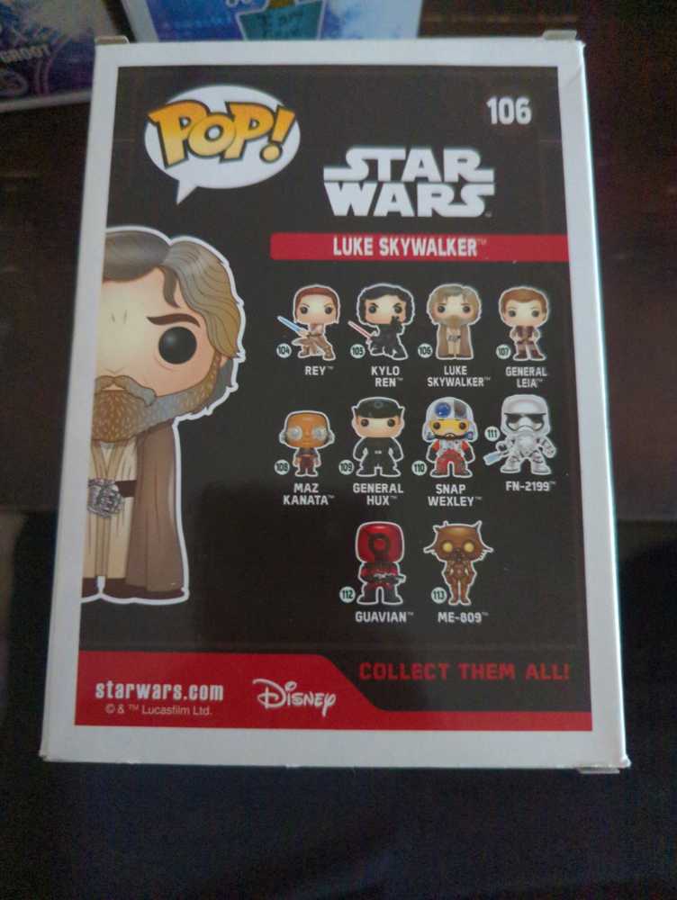 Star Wars #106 Luke Skywalker - Star Wars vinyl figure collectible [Barcode 849803096113] - Main Image 3