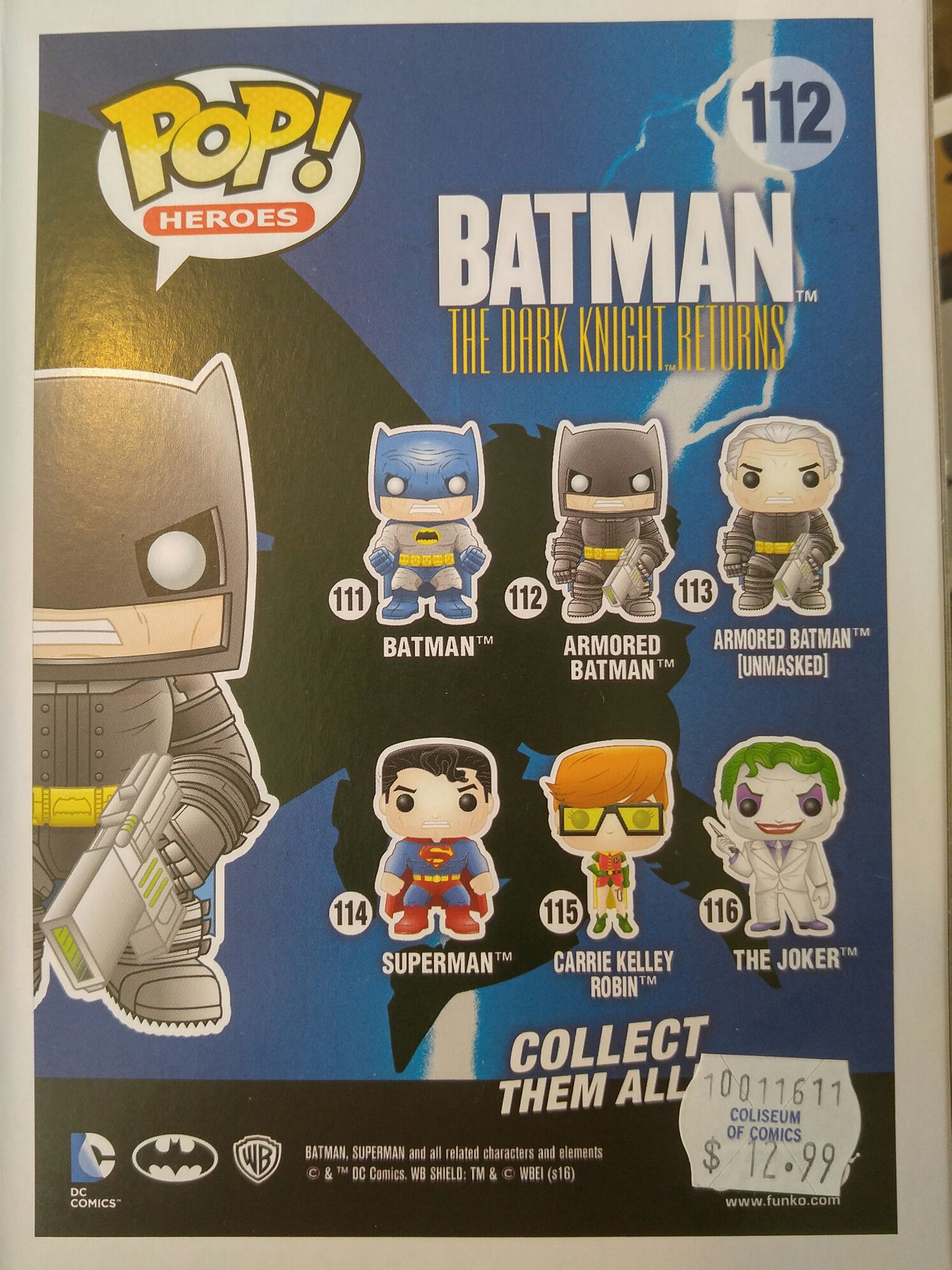 Armored Batman - DC Universe vinyl figure collectible [Barcode 849803095284] - Main Image 2