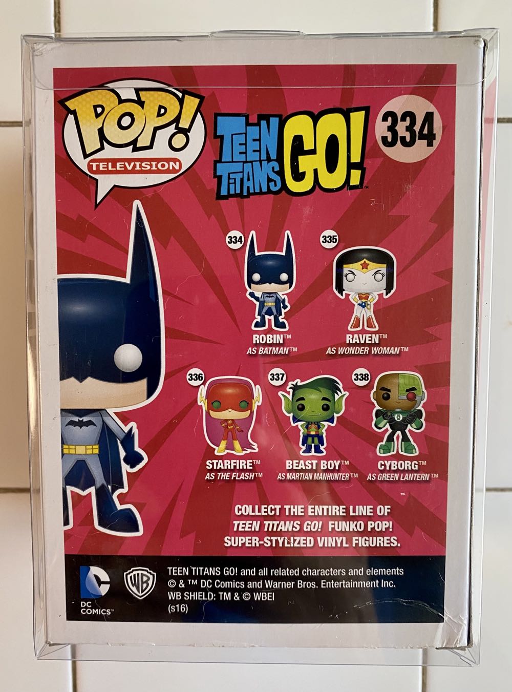 Robin as Batman - Teen Titans Go! vinyl figure collectible [Barcode 889698100793] - Main Image 4