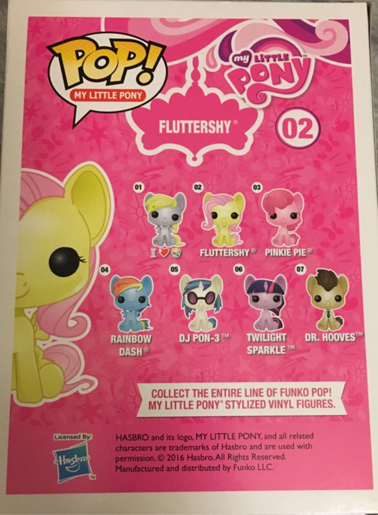 Fluttershy [Glow] - My Little Pony vinyl figure collectible [Barcode 889698106085] - Main Image 2