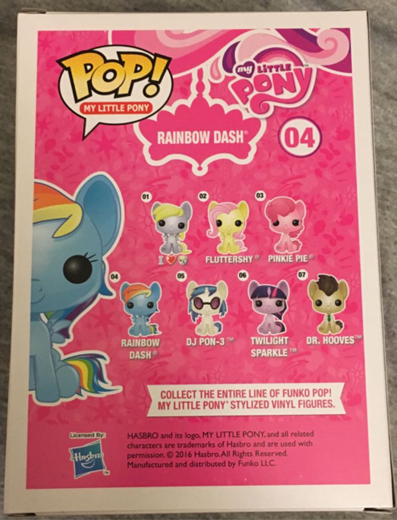 Rainbow Dash [Glows In The Dark] - My Little Pony vinyl figure collectible [Barcode 889698106078] - Main Image 2